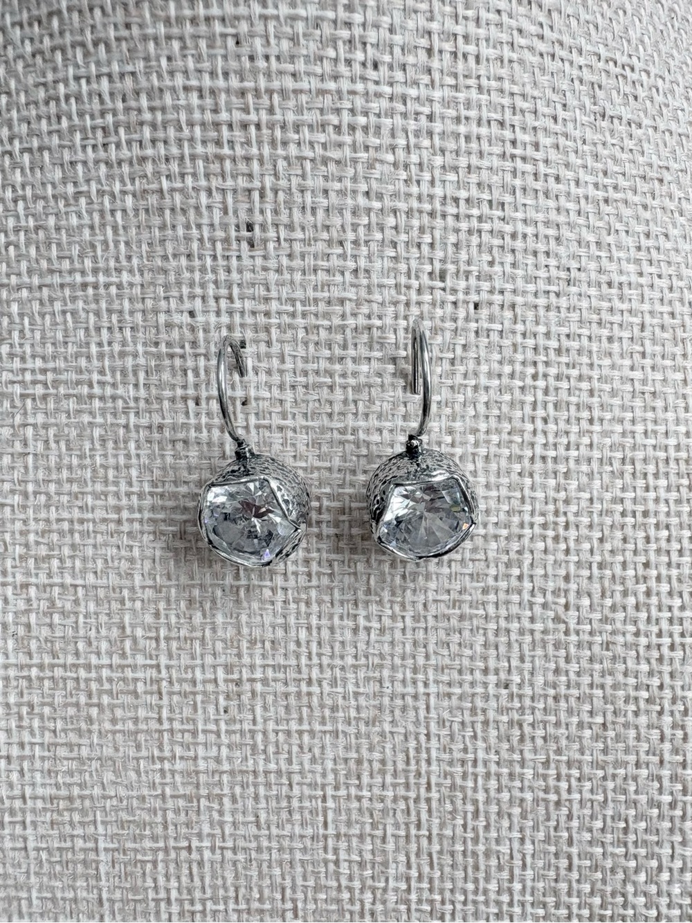 Silpada Sterling Silver Cubic Zirconia ‘Cinema Star’ Earrings W2393